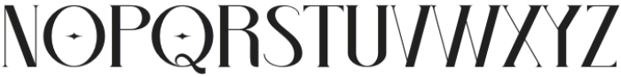 Nemorie Regular otf (400) Font UPPERCASE