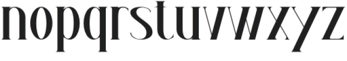 Nemorie Regular otf (400) Font LOWERCASE