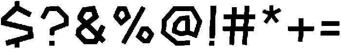 Nemos Regular otf (400) Font OTHER CHARS