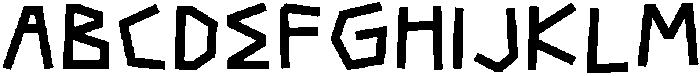 Nemos Regular otf (400) Font UPPERCASE