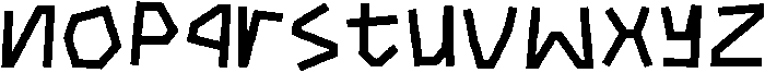 Nemos Regular otf (400) Font LOWERCASE