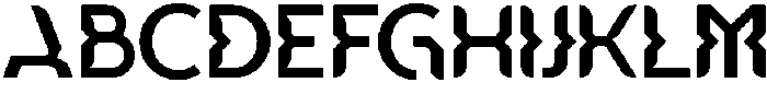 Nemuz Regular otf (400) Font UPPERCASE