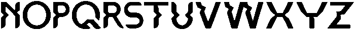 Nemuz Regular otf (400) Font LOWERCASE