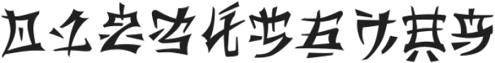 Neo China Regular otf (400) Font OTHER CHARS