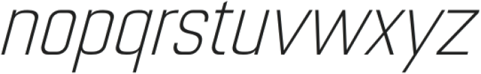 Neo Strada ExtraLight Italic otf (200) Font LOWERCASE