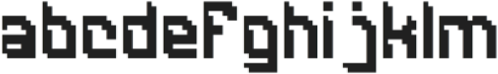 Neoblock-Regular otf (400) Font LOWERCASE