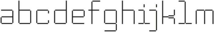 Neofloc Basic Thin otf (100) Font LOWERCASE