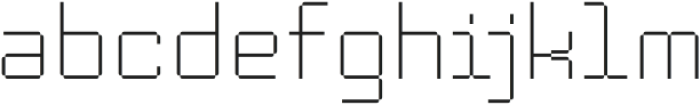 Neofloc Develop Thin otf (100) Font LOWERCASE