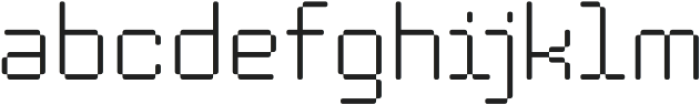 Neofloc Rounded Light otf (300) Font LOWERCASE