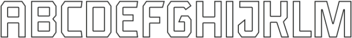 Neogliph Inline otf (400) Font UPPERCASE