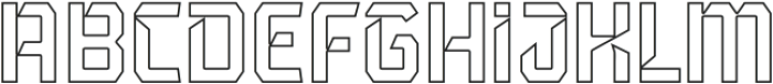 Neogliph Inline otf (400) Font LOWERCASE