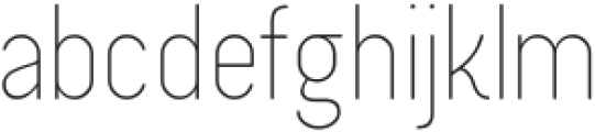 Neogloss ExtraLight otf (200) Font LOWERCASE