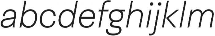 Neogrotesk Pro UltLight It otf (300) Font LOWERCASE