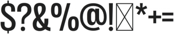 Neohead Regular otf (400) Font OTHER CHARS
