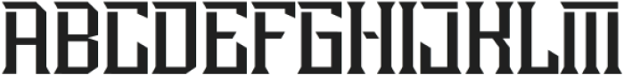 Neojex Regular otf (400) Font UPPERCASE