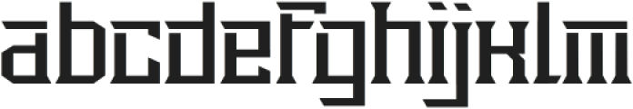 Neojex Regular otf (400) Font LOWERCASE