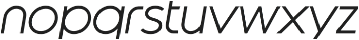 Neokurat Regular Oblique otf (400) Font LOWERCASE