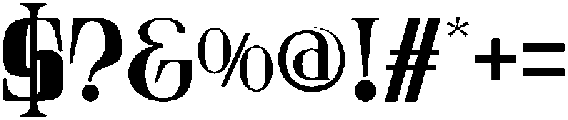 Neolost Black otf (900) Font OTHER CHARS