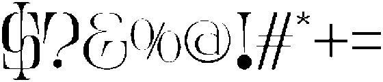 Neolost Extra Light otf (200) Font OTHER CHARS