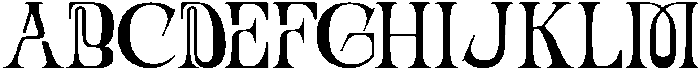 Neolost Medium otf (500) Font UPPERCASE