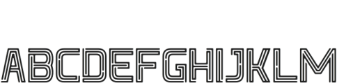 Neon Hero Regular otf (400) Font LOWERCASE