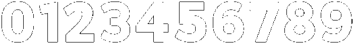 Neon Outline otf (400) Font OTHER CHARS