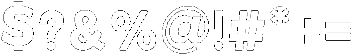 Neon Outline otf (400) Font OTHER CHARS