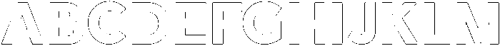 Neon Outline otf (400) Font UPPERCASE