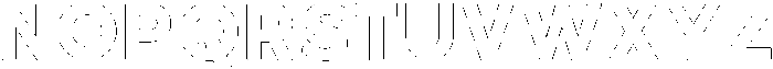 Neon Outline otf (400) Font LOWERCASE