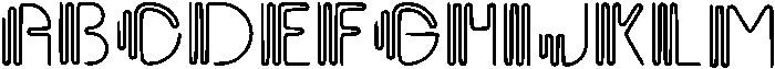 Neon Regular otf (400) Font UPPERCASE