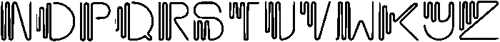Neon Regular otf (400) Font LOWERCASE