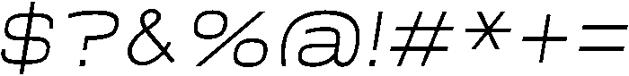 Neon otf (400) Font OTHER CHARS