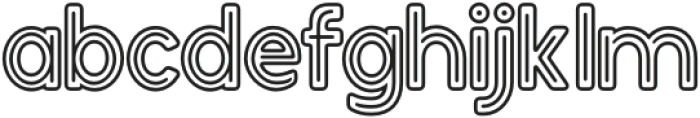 Neonlux Regular otf (400) Font LOWERCASE