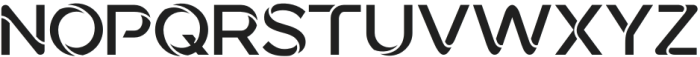 Neore Regular otf (400) Font UPPERCASE