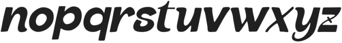 Neostick Crosteks Italic otf (400) Font LOWERCASE