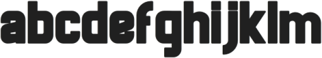 Neotheric Bold otf (700) Font LOWERCASE
