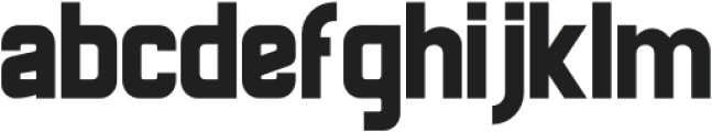 Neotheric Regular otf (400) Font LOWERCASE