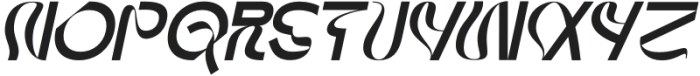 Neotrace Italic otf (400) Font UPPERCASE