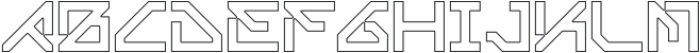 Neotriad Outline otf (400) Font UPPERCASE