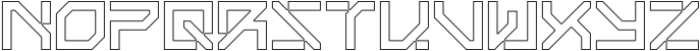Neotriad Outline otf (400) Font UPPERCASE