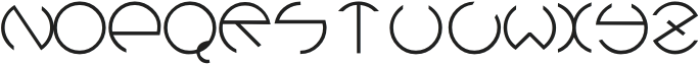 Neptonian Regular otf (400) Font LOWERCASE