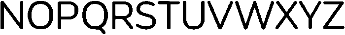 Neral Soft Regular ttf (400) Font UPPERCASE