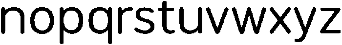 Neral Soft Regular ttf (400) Font LOWERCASE