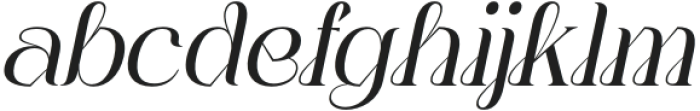 Nerilla Italic otf (400) Font LOWERCASE