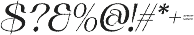 NerillaRough-Italic otf (400) Font OTHER CHARS