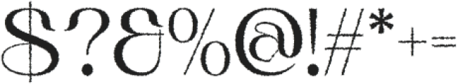 NerillaRough-Regular otf (400) Font OTHER CHARS