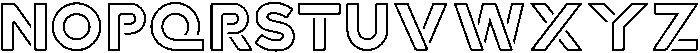 Nero Regular otf (400) Font LOWERCASE