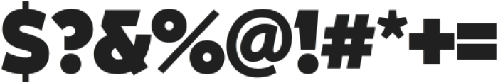 Nesia Sans Black otf (900) Font OTHER CHARS