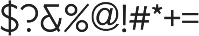 Nesia Sans Regular otf (400) Font OTHER CHARS