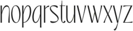 Nestfulo Thin otf (100) Font LOWERCASE